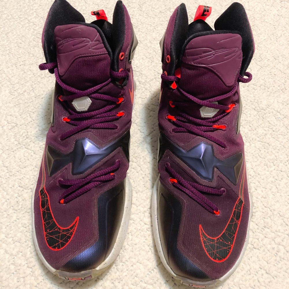 Nike LeBron 13 'Mulberry' Sneakers. - Picture 2 of 10